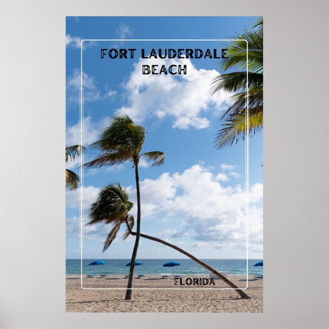 Fort Lauderdale Beach Poster (Front)