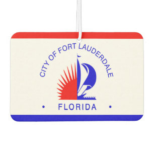 Fort Lauderdale city flag Air Freshener