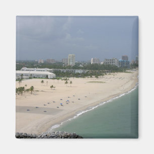 Fort Lauderdale Coastline Magnet