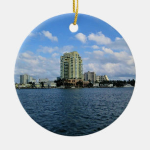 Fort Lauderdale, Florida Ceramic Ornament