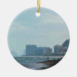 Fort Lauderdale, Florida Ceramic Ornament
