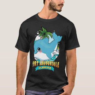 FORT LAUDERDALE FLORIDA Cute Baby Dolphin Beach So T-Shirt