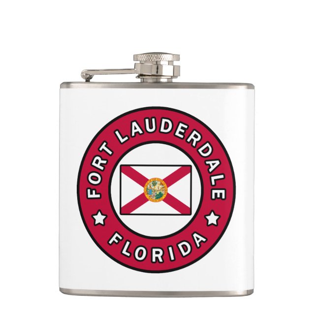 Fort Lauderdale Florida Hip Flask (Front)
