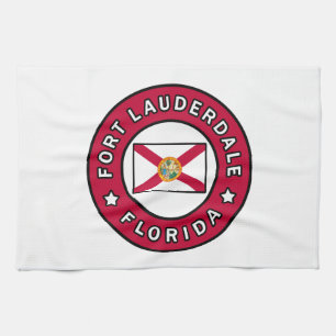 Fort Lauderdale Florida Kitchen Towel