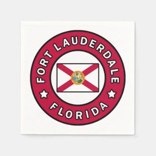 Fort Lauderdale Florida Napkin