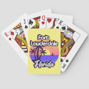 Fort Lauderdale Florida Playing Cards