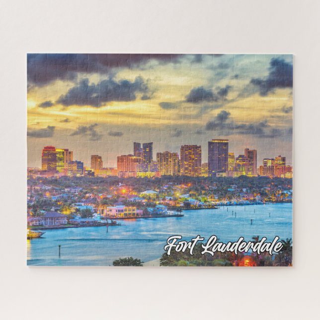Fort Lauderdale, Florida, USA Jigsaw Puzzle (Horizontal)