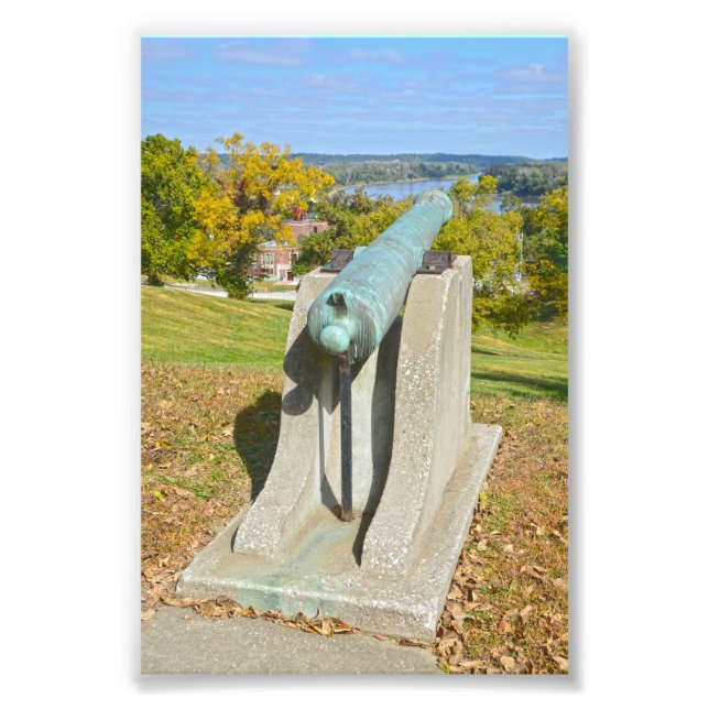 Fort Leavenworth Cannon, Kansas Photo Print (Front)