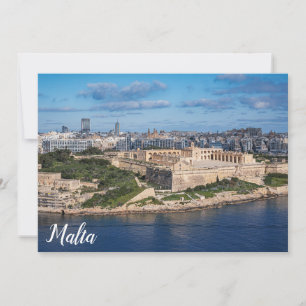 Fort Manoel and Sliema from Valletta, Malta