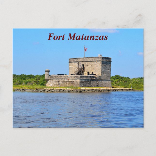 Fort Matanzas  Holiday Postcard (Front)