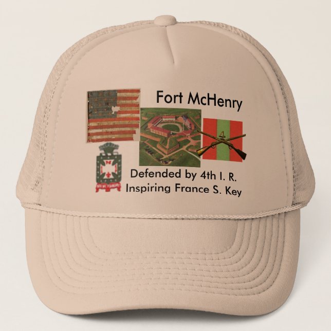 Fort McHenry, 4th I. R. Trucker Hat (Front)