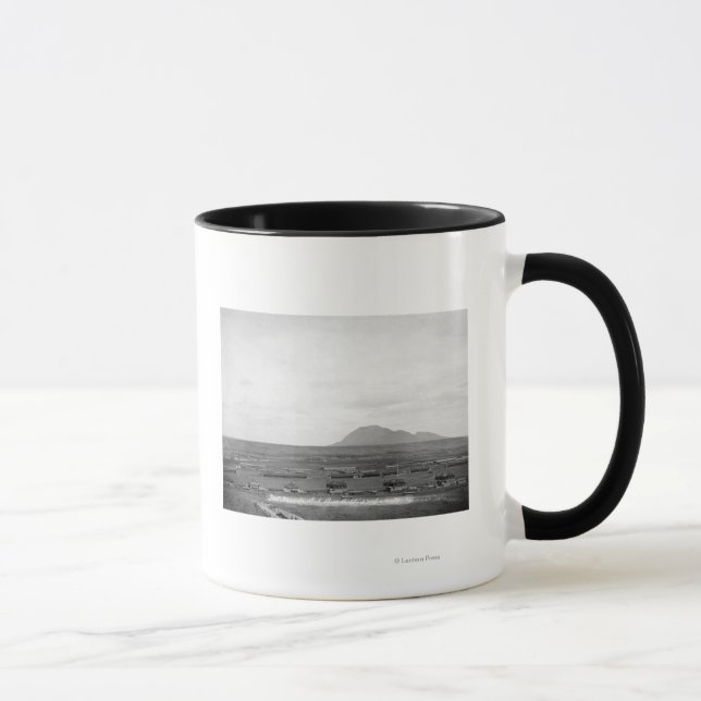 Fort Meade with Bear Butte in Background Mug (Right)