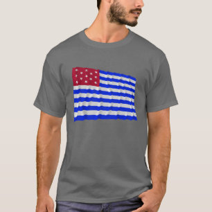 Fort Mercer Waving Flag T-Shirt