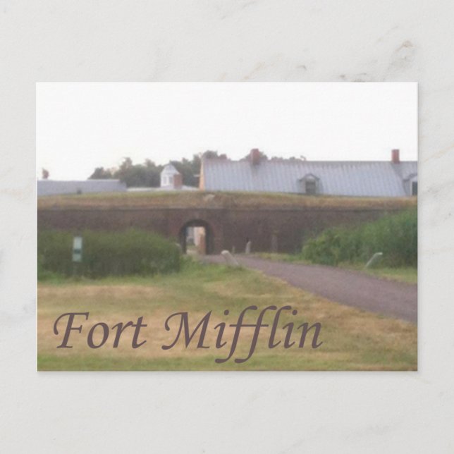FORT MIFFLIN POSTCARD (Front)