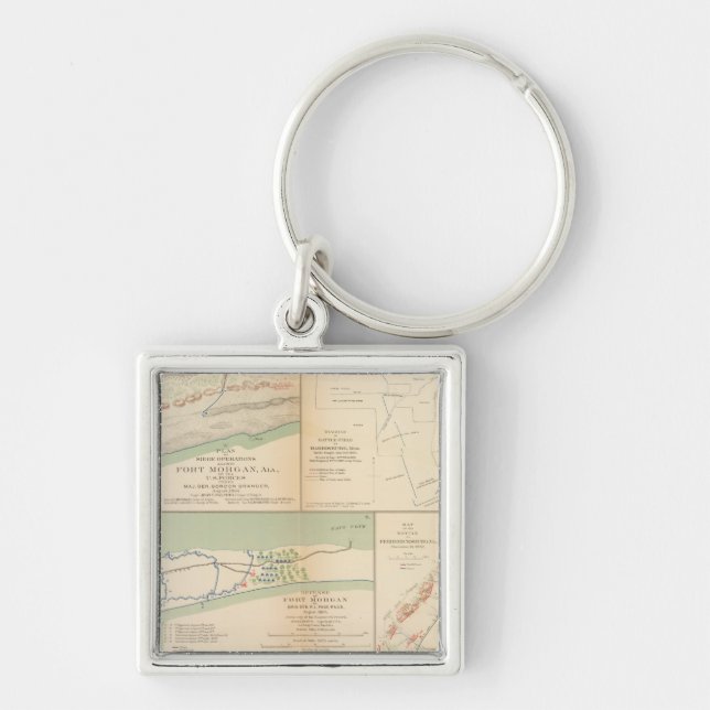 Fort Morgan, Ala Keychain (Front)