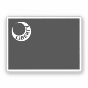 Fort Moultrie flag - black and white, SC