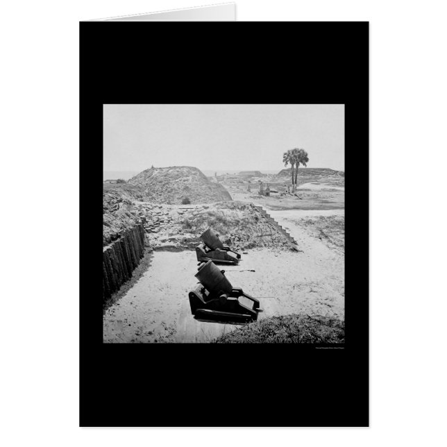 Fort Moultrie Intérieur près de Chaleston, SC 1865 (Devant)