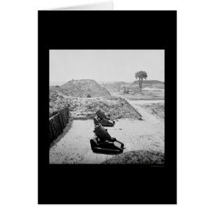 Fort Moultrie Interior near Chaleston, SC 1865