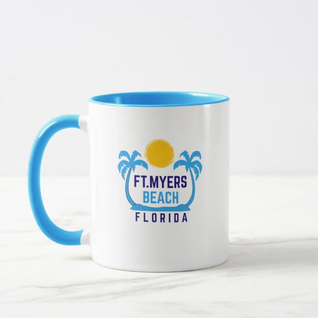 Fort Myers Beach Florida Coffee Mug (Left)