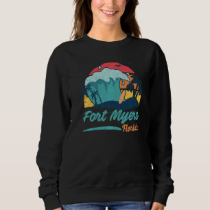 Fort Myers Florida Beach Summer Surfing Sunset Pal Sweatshirt