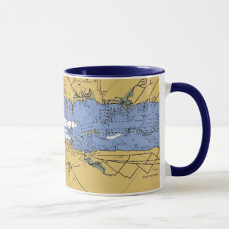 Fort Myers, Florida Nautical Harbour Chart Mug