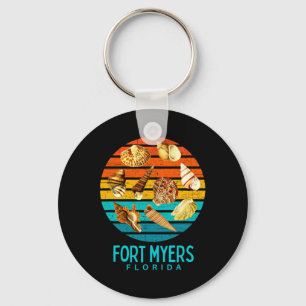 Fort Myers Florida Ocean Shells Novelty Keychain