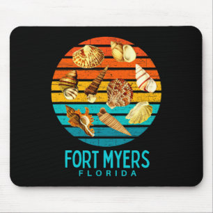 Fort Myers Florida Ocean Shells Novelty Mouse Pad