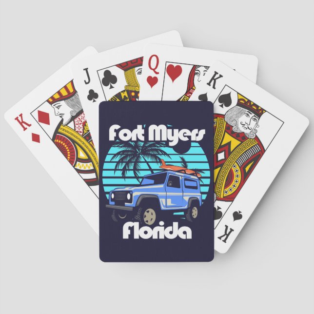 Fort Myers Florida Playing Cards (Back)