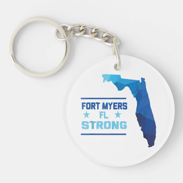 Fort Myers Florida Strong Keychain (Front)