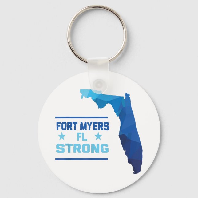 Fort Myers Florida Strong Keychain (Front)