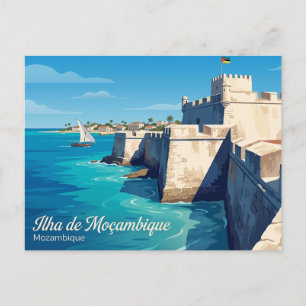 Fort of San Sebastian Mozambique Postcard