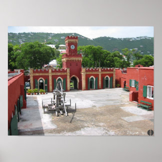 Fort on St. Thomas Poster