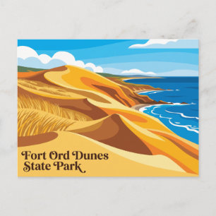 Fort Ord Dunes State Park California Postcard