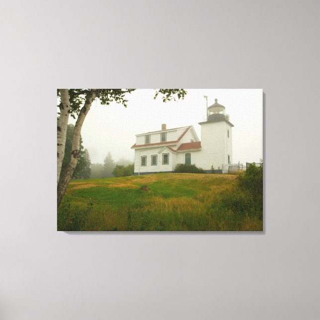 Fort Point Light, Maine Canvas Print (Front)