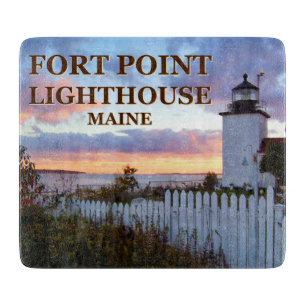 Fort Point Lighthouse, Maine Cutting Board