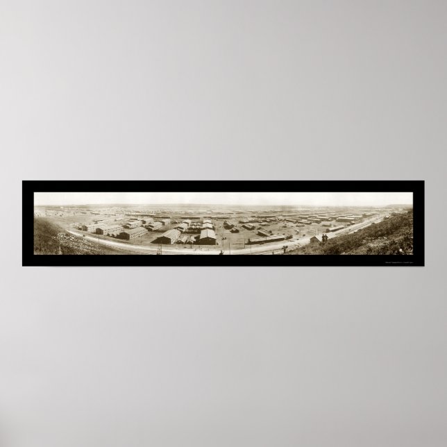Fort Riley KS Army Photo 1917 Poster (Front)