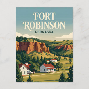 Fort Robinson State Park USA Postcard