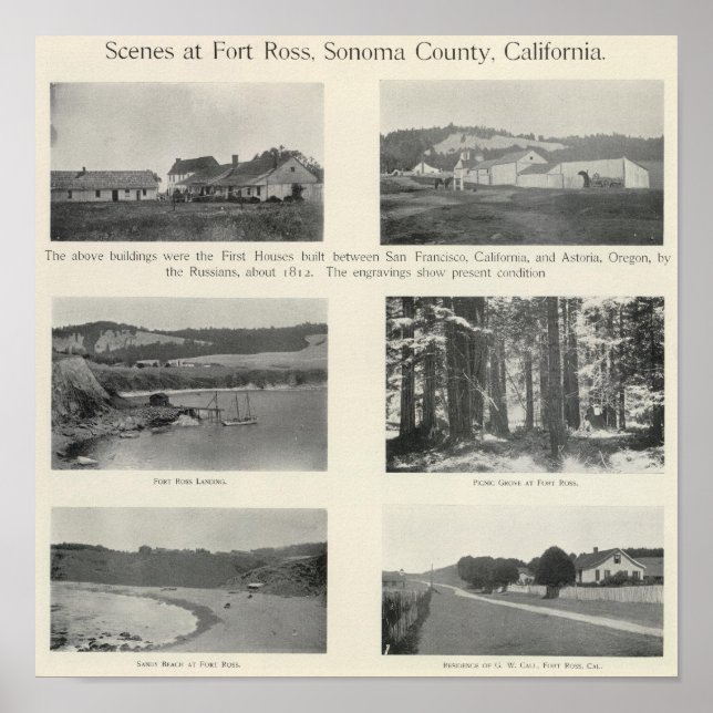 Fort Ross, California Poster (Front)