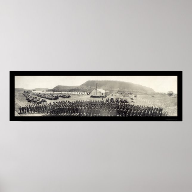 Fort Sam Houston Officer Photo 1919 Poster (Front)