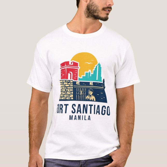 FORT SANTIAGO MANILA T-Shirt (Front)