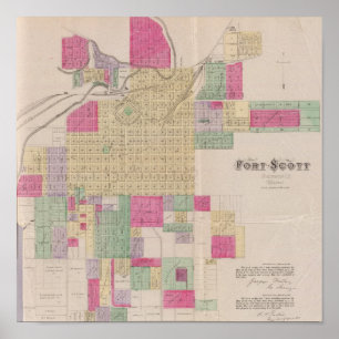 Fort Scott, Bourbon County, Kansas Poster