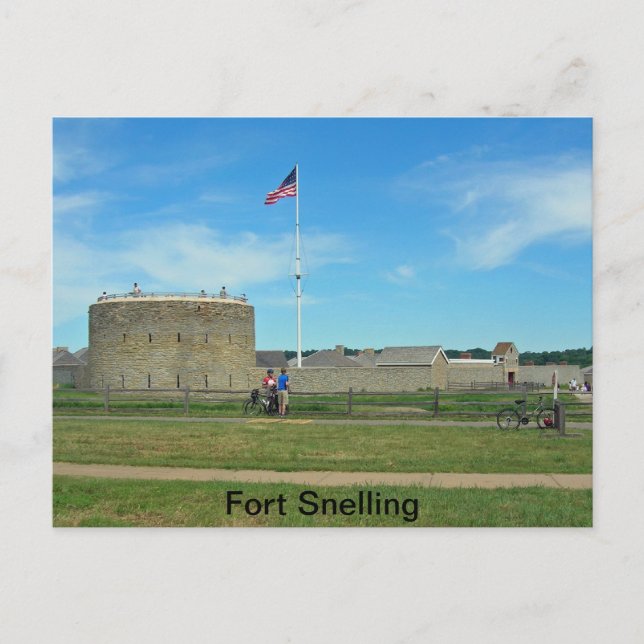 Fort Snelling Postcard (Front)