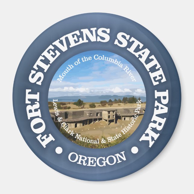 Fort Stevens SP Magnet (Front)