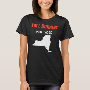 Fort Sumner New York Usa State America Travel New  T-Shirt