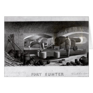 Fort Sumter, Interior View of Three Gun Battery