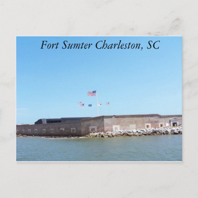 Fort Sumter Postcard (Front)