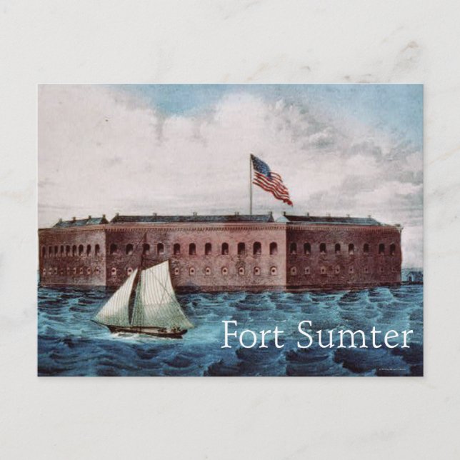 Fort Sumter Postcard (Front)