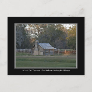 Fort Toulouse - Carte Fort Jackson Wetumpka Alabam