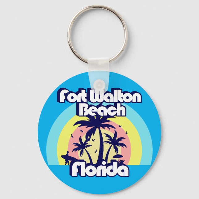 Fort Walton Beach Florida Keychain (Front)