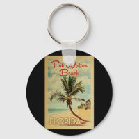 Fort Walton Beach Palm Tree Vintage Travel